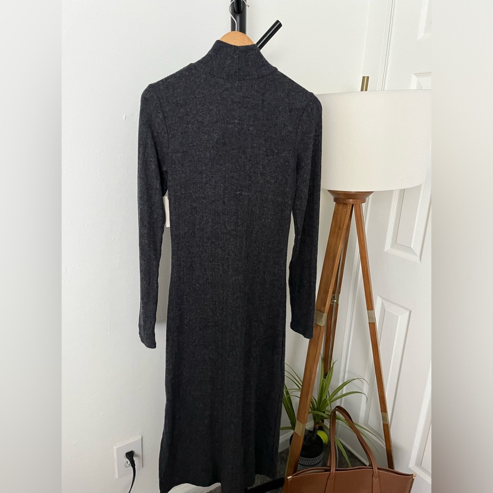 Anthropologie Gray Midi Dress - Picture 10 of 11